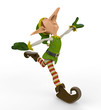 Illustration: happy elf happy elf