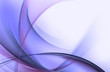 Elegant blue fractal waves