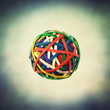 elastic band ball