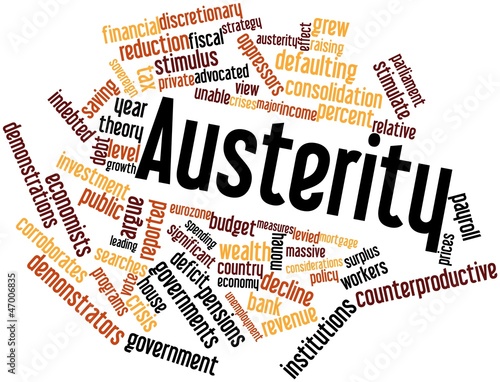 Illustration: Word cloud for Austerity Word cloud for Austerity