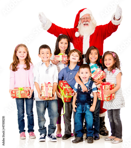Photo: Generous Santa Claus Generous Santa Claus