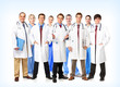 Smiling medical doctors team.