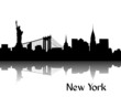 Silhouette of New York