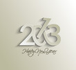 Happy New year 2013 background. Vector illustration