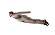 Businessman in Flight