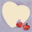 nice valentine´s hearts - card