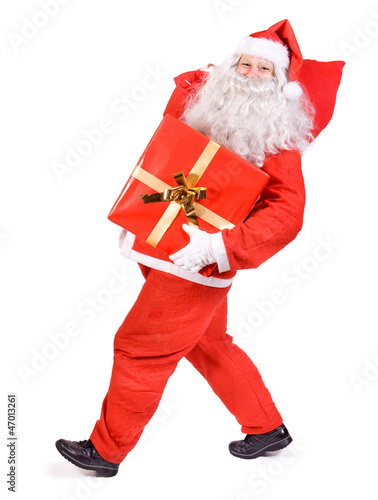 Photo: Santa Claus with Christmas gift Santa Claus with Christmas gift