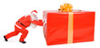 Santa Claus with Christmas box