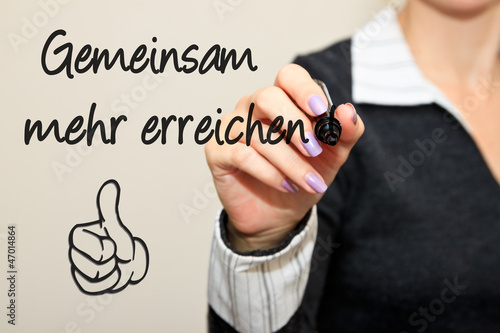 Photo: Gemeinsam mehr erreichen! Gemeinsam mehr erreichen!