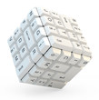 Keyboard cube