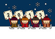 Happy New Year. Card Design
