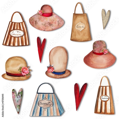 Illustration: Set of decortive elements Set of decortive elements