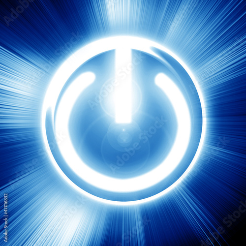 Illustration: Power button Power button