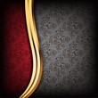 Black and Red Luxury Background.