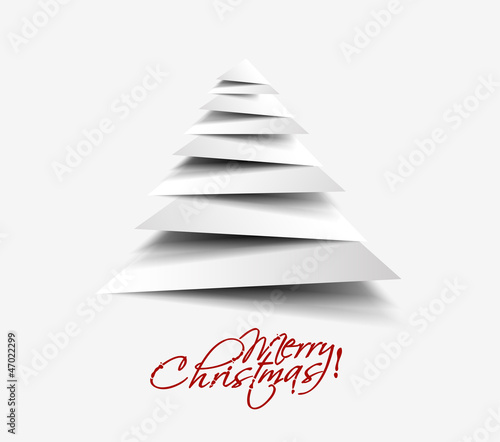 Vector: white christmas tree, design, vector illustration. white christmas tree, design, vector illustration.