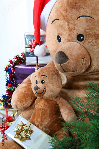 Photo: Teddy bears at Christmas Teddy bears at Christmas