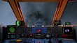 Space ship cabin animation: entering space