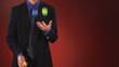 Man in Suit Juggling