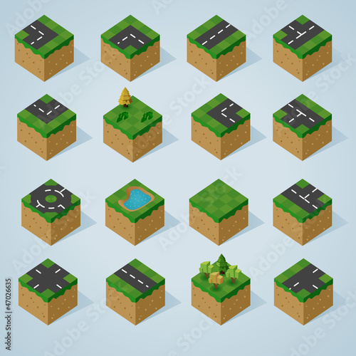 Vector: Complete Isometric Tiles series Complete Isometric Tiles series