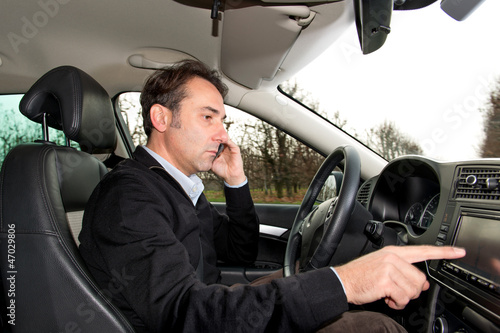 Photo: driving telephone... driving telephone...