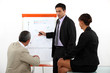 businessman making a presentation