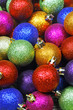 Bunte Christbaumkugeln