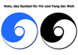 Hotu, das Symbol für Yin und Yang der Welt