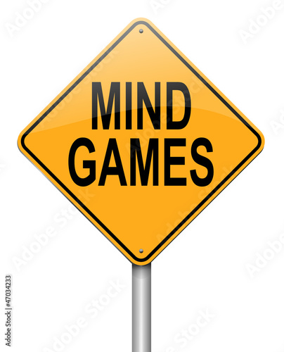 Illustration: Mind games. Mind games.
