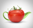 Concept tomato teapot