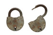 open and closed padlocks