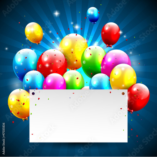 Vector: Modern birthday background with place for text Modern birthday background with place for text