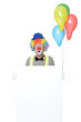 Staunender Clown