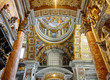 Photo: Interior Saint Peter's Basilica in Vatican Interior Saint Peter's Basilica in Vatican