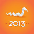 Dragon's year 2013 New Year's Eve greeting card