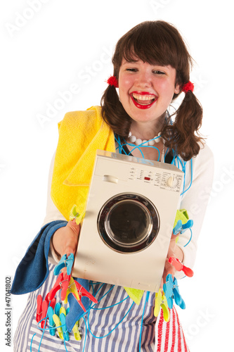 Photo: Happy housewife Happy housewife