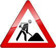 Baustellenschild