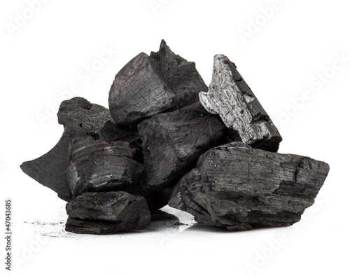 Photo: wood coal wood coal