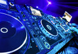 Dj playing the track
