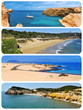 spanish beaches collage