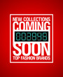 New collections, coming soon design template