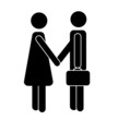 piktogramm partnerarbeit