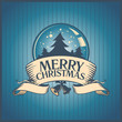 Christmas card design template.