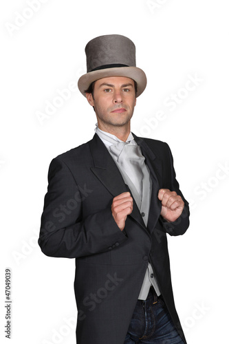 Photo: Man in a top hat Man in a top hat