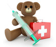 Illustration: Erste Hilfe Teddy Erste Hilfe Teddy