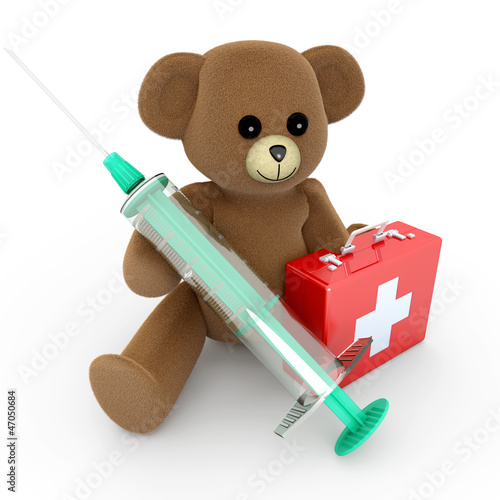 Illustration: Erste Hilfe Teddy Erste Hilfe Teddy