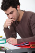 Male university student