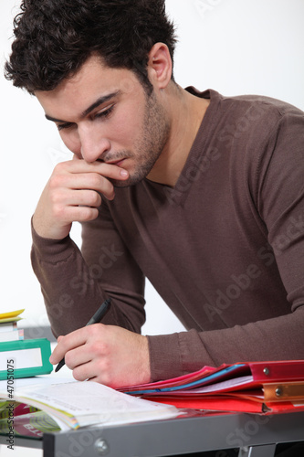 Photo: Male university student Male university student