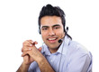 Photo: A customer support operator with a headset A customer support operator with a headset