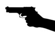 Hand with pistol