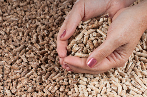 Photo: Pellets- biomass Pellets- biomass